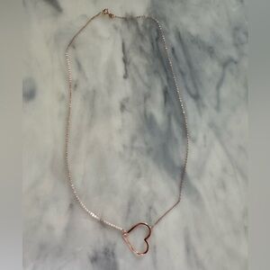 New heart necklace